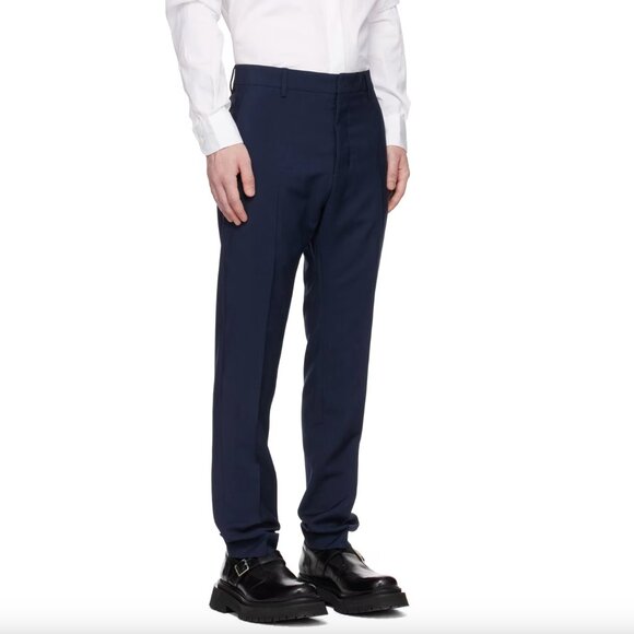 NEW chic unisex AMI Paris Trousers. Virgin Wool. Mint (M31, W10) - Picture 5 of 6